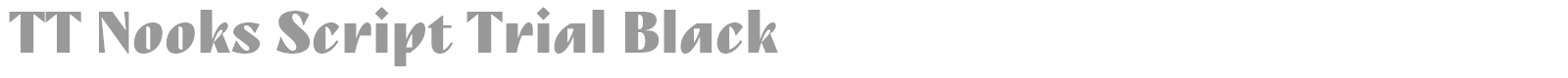 TT Nooks Script font preview